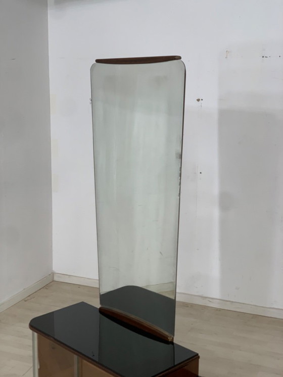 Image 1 of Art Deco mirror chest of drawers Hallway cupboard Bedroom cupboard