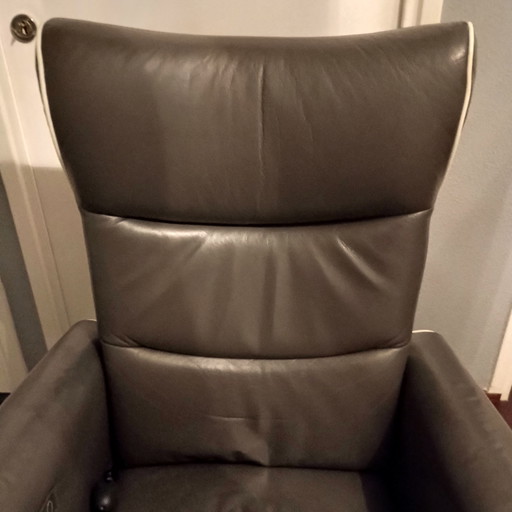 Sillón relax Prominent marrón extra pequeño