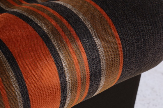 Image 1 of Vintage Fauteuil années 70 | Mid Century Tissu Fauteuil rétro années 60 #07-28