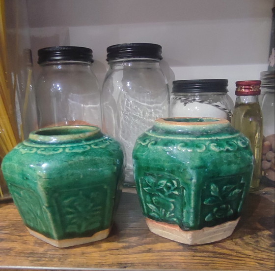 Image 1 of Antique Chinese ginger jars