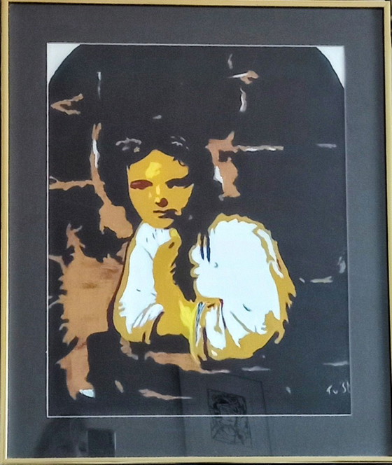 Image 1 of T van Steenbergen "girl at the window" Rembrandt