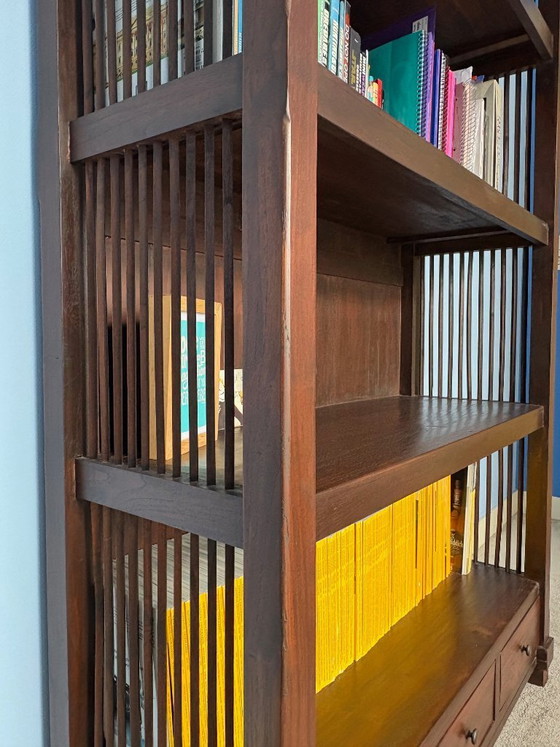 Image 1 of Teak bookcase, x2