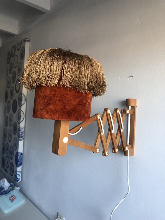 Image 1 of Lampada da parete vintage a forbice Ikea