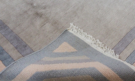 Original Modern Designer Highland Wool Rug Nepal 300 x 202 cm, Rugs & carpets, Purple (photo 6 of 8)