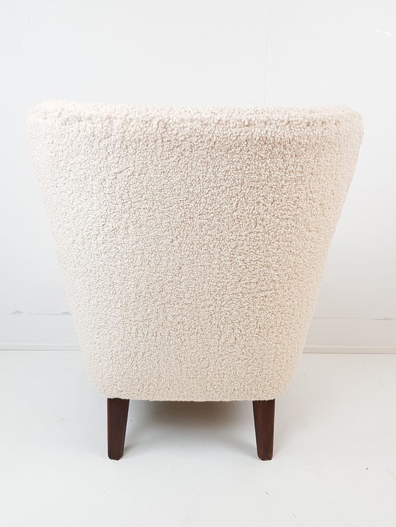 Image 1 of Vintage Artifort Theo Ruth Fauteuil Teddy Nieuw Gestoffeerd