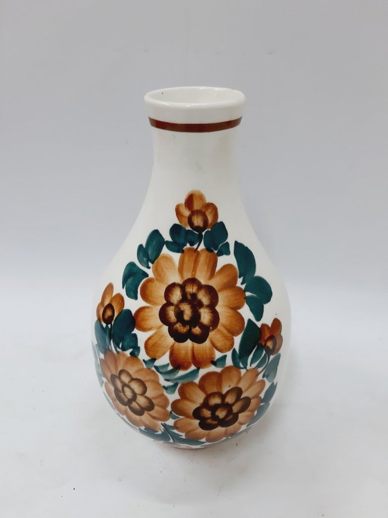 Image 1 of Handbemalte Keramikflasche Kolo