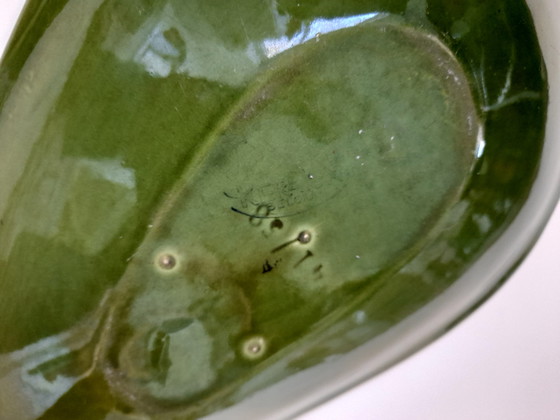 Image 1 of Große Platte Keralux Geflochtene Keramik 50s