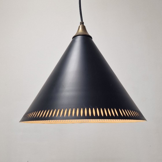 Image 1 of Bent Karlby für Lyfa, „Kegle“ Pendelleuchte, Dänemark, 1970er Jahre