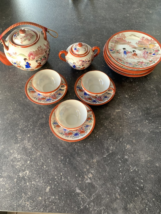 Théière – vintage Japans, Art de la table, Metal, Porcelain (photo 10 of 12)