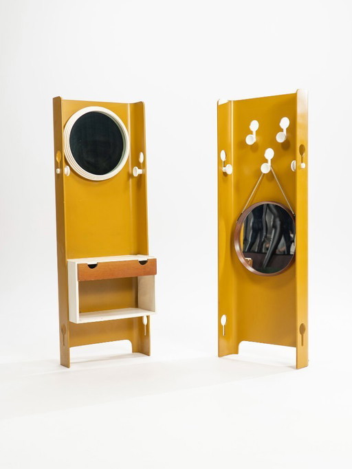 Pair of coat racks by Carlo De Carli for Fiarm, Italy, 1960s