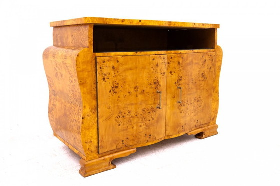 Image 1 of Art Deco ladekast uit de jaren 1940, Polen.