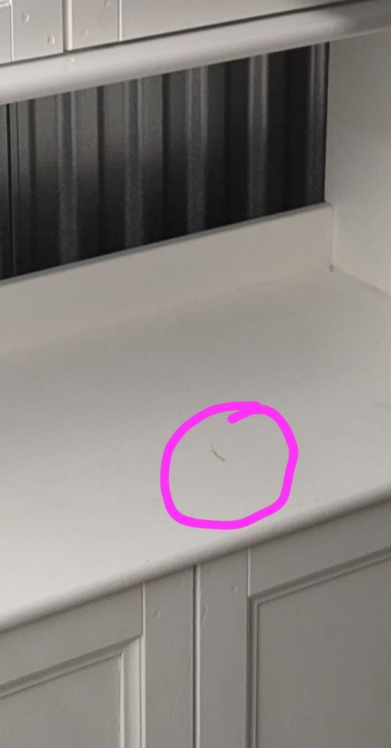 Image 1 of Armadio per porcellane bianco