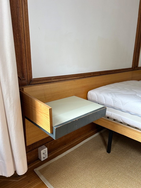 Letto di design Helmut Magg per DeWe | Anni '60 | Legno di frassino – DeWe (Deutsche Werkstätten) (photo 2 of 7)