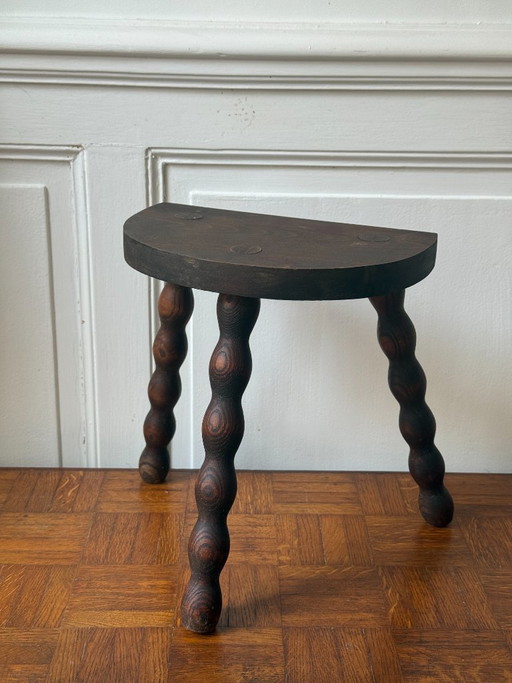 Tabouret Tripode en Bois Tourné – krukjes, Wood (photo 2 of 6)