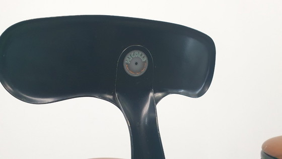 Image 1 of 3x Chaise Nicolle Sgabello da bar in metallo dal design industriale francese