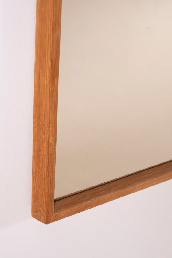 Image 1 of Kai Kristiansen Oak Mirror Model 145 for Aksel Kjersgaard, 1960s