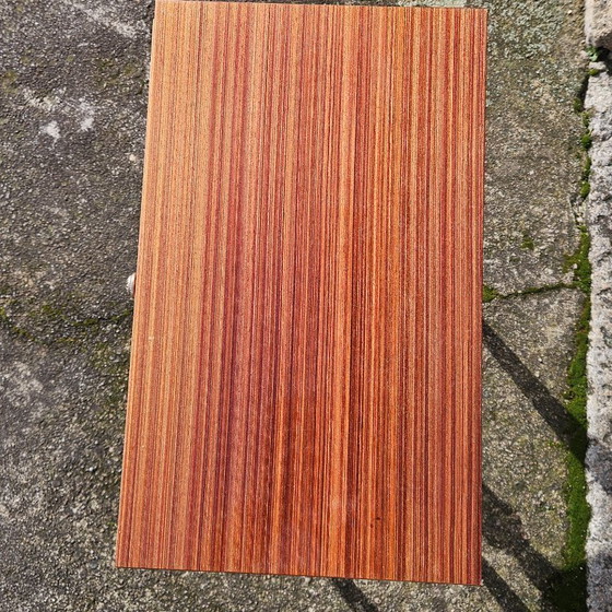 Image 1 of VALENTINES OFFER - French Mid Century Nightstand-French Vintage Bedside Table-High Gloss Finish-60s