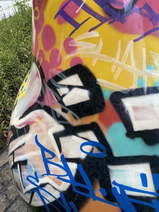 Image 1 of Bull & Stein Brons Peer Graffiti 'Bruno Silva