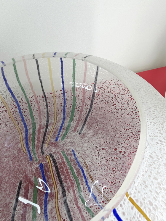 Set Monumentale in Vetro Artistico Murano XXL di Michielotto - Vaso e Ciotola - FIRMATO – Oggetti decorativi (photo 8 of 15)