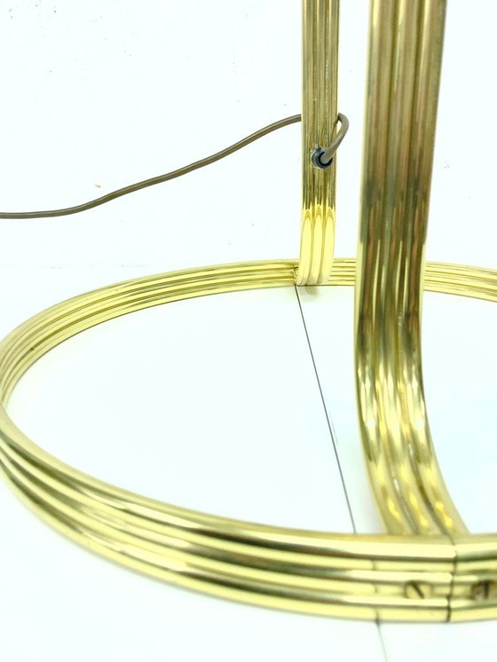 Image 1 of Lámpara de pie 70s space age de Temde latón plástico