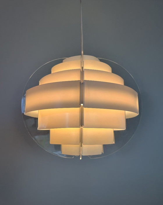 Image 1 of Vintage IKEA Stripes pendant lamp