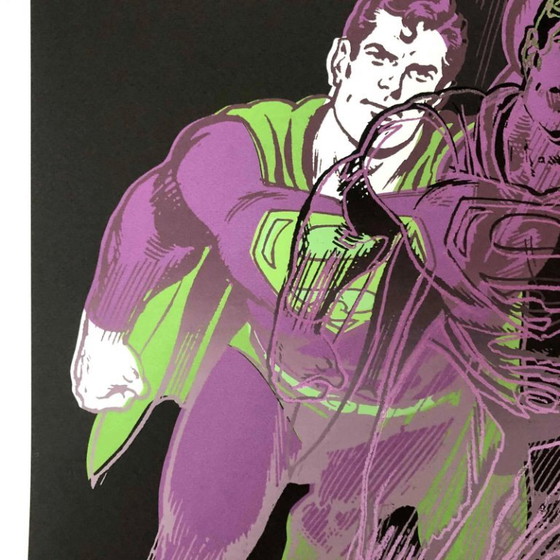 1990s After Andy Warhol "Superman" Lithograph – Lithographs & prints, Paper (photo 2 of 11)