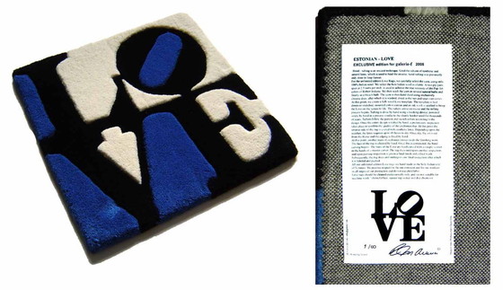 Image 1 of Indiana, Robert - Estonian LOVE - certified, signed - Multiple - Carpet