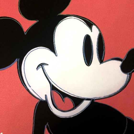 1990s After Andy Warhol "Mickey Mouse" Lithograph – Lithographs & prints, Paper (photo 3 of 13)
