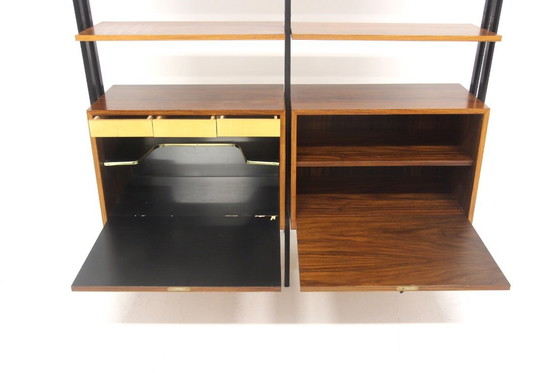 Image 1 of Librería escandinava "Double" de teca, Suecia, 1950