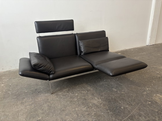 Image 1 of Brühl Roro Designersofa Schlafsofa Couch Leder 