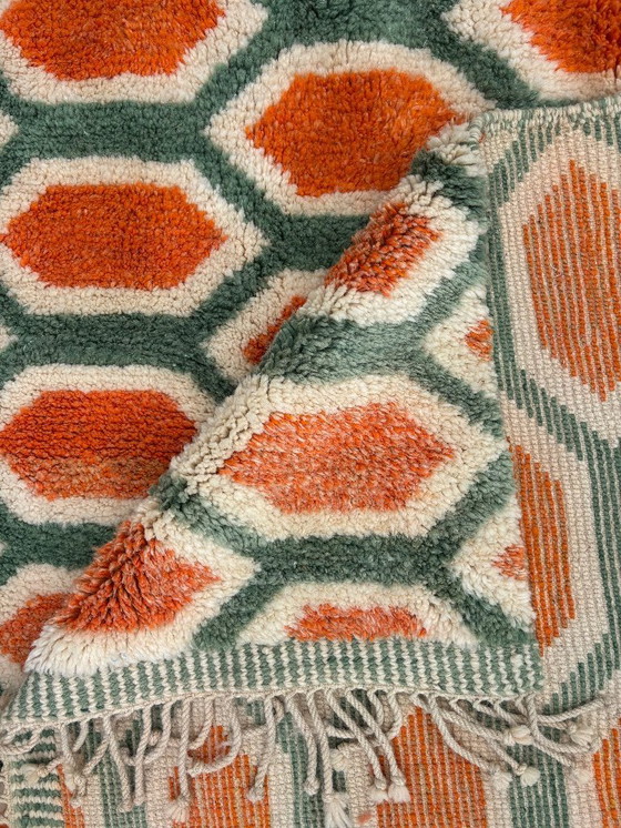 Image 1 of Orange marokkanischen Teppich für moderne Innenraum Wohnzimmer-