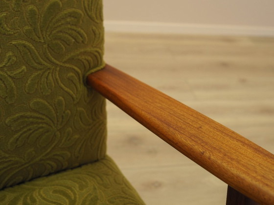 Image 1 of Sillón verde, diseño danés, década de 1960, fabricado en Dinamarca.