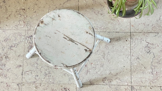 Image 1 of Antiek Bamboe Krukje