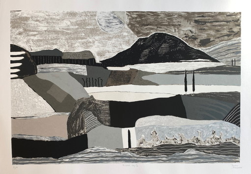 Sérigraphie Ronald Boonacker - Night SkyI