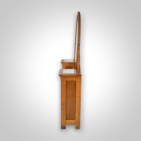 Image 1 of Antieke houten kaptafel, jaren 1920, Tsjechoslowakije