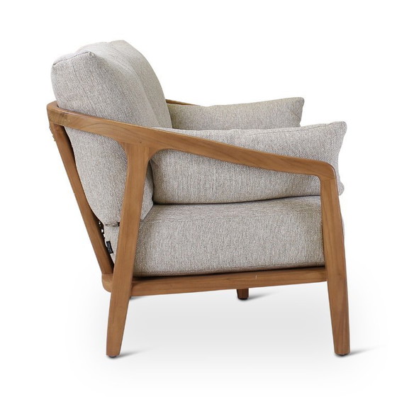 Image 1 of 2-zit teak naturel