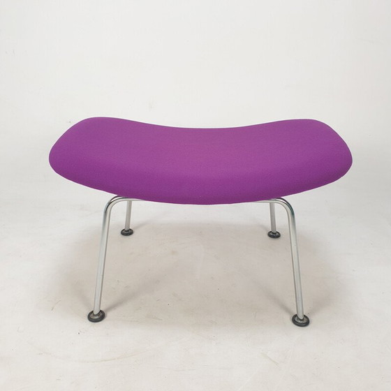 Image 1 of Vintage Oyster armchair and ottoman by Pierre Paulin for Artifort, 1980s