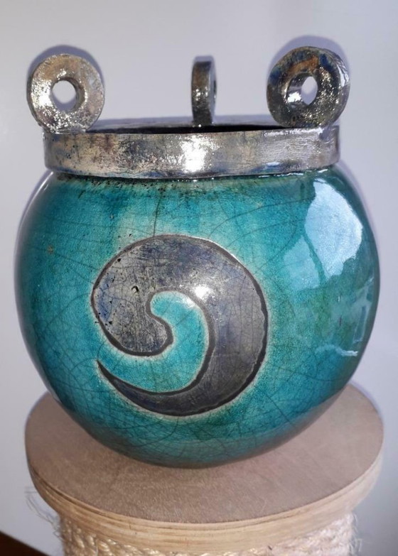 Image 1 of Sehr schöner Keramiktopf von Federico Becchitti. 🪴