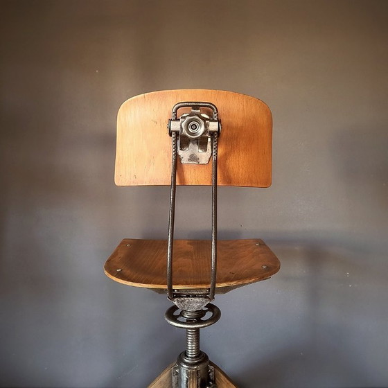 Image 1 of Atelier de chaises pivotantes Rowac Bemefa, style Bauhaus industriel