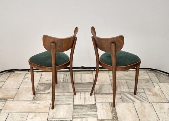 Image 1 of Satz von 4 Thonet-Stühlen, 1950er Jahre, Tschechoslowakei