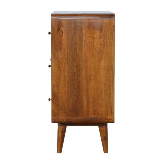 Image 1 of Commode in massief mangohout met kastanjehouten look