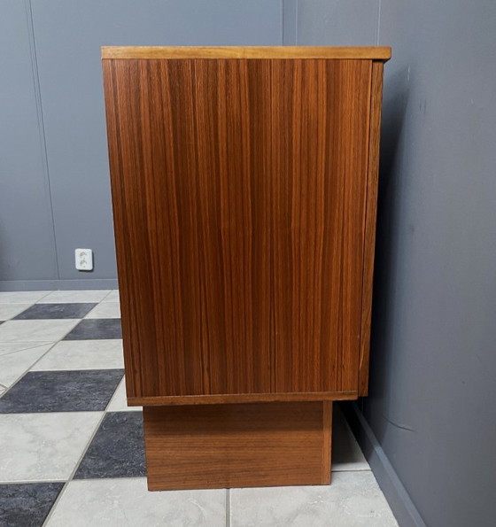 Image 1 of Sideboard brass grips on the drawers 1970s palisander