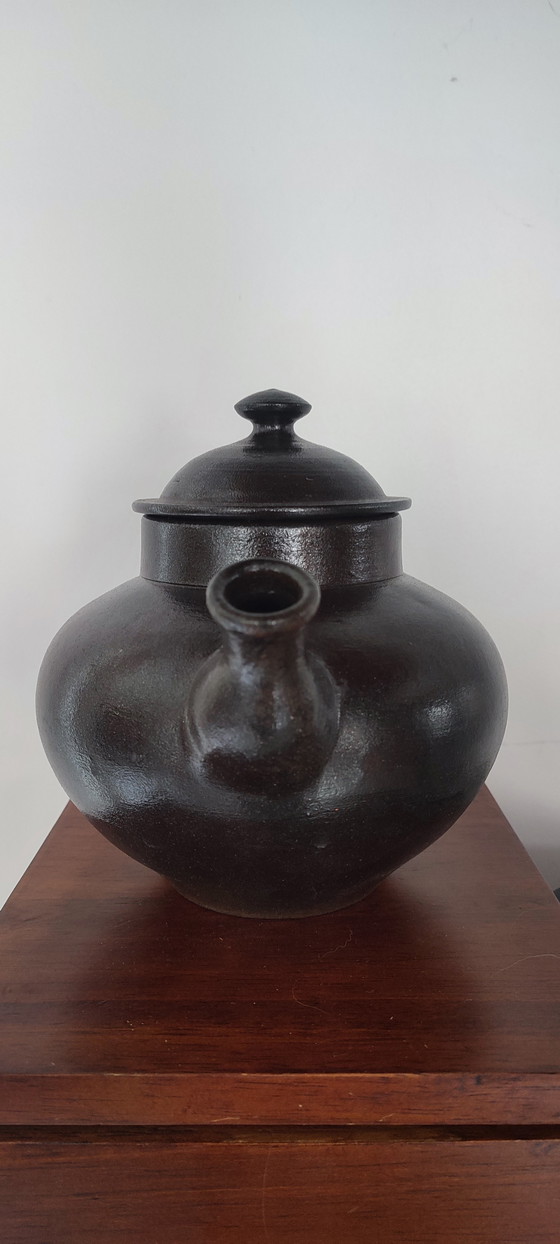 Image 1 of Tetera de gres vidriado Jean Dubost