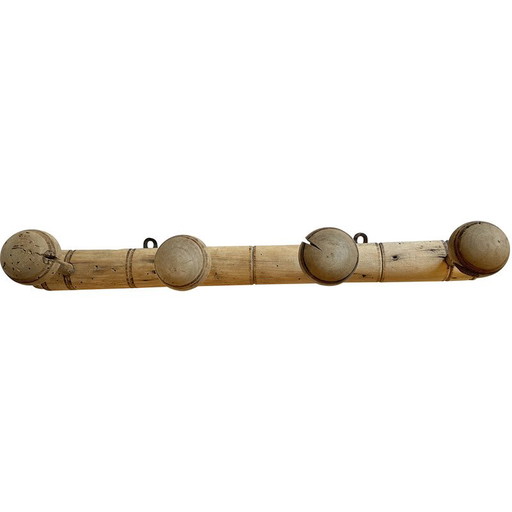 Vintage-Garderobe aus Bambusholz, 1920