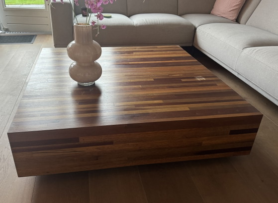 Linteloo Aulia Salontafel - Henk Vos - Natural Mixed Wood - 1.20 X 1.20 Cm (photo 7 of 7)