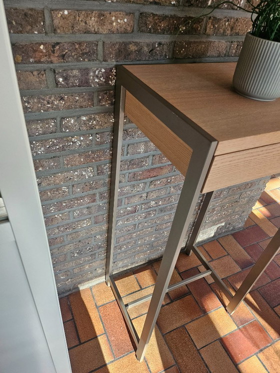 Image 1 of Tavolino moderno in legno con struttura in metallo8