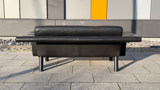 Image 1 of ABSOLUTE RARITY - SOFÁ DE DISEÑO DE SEDE DS 107 Cuero negro
