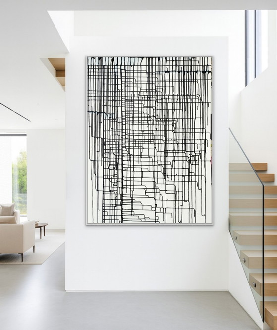 Natia Antadze Abstract Composition XXL – Paintings & Drawings, Canvas (photo 2 of 15)