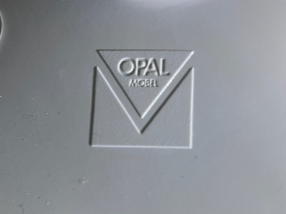 Image 1 of Vintage Designmeubel Space Age Luna Opal Möbel Origineel weiß rund