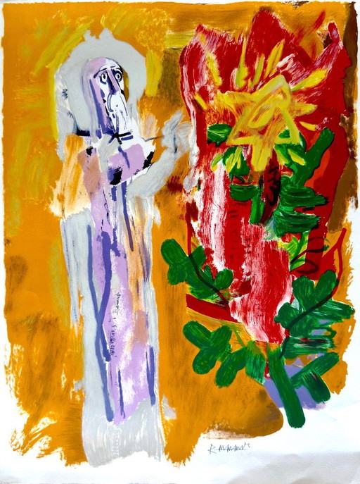 Abraham Rattner - Then the Lord Said unto Moses… — Litografia originale firmata — 1972
